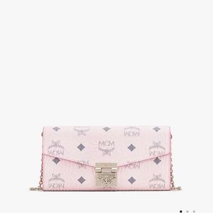MCM light pink purse
